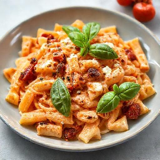 Tjestenina s Pestom od Sušenih Rajčica i Ricotta