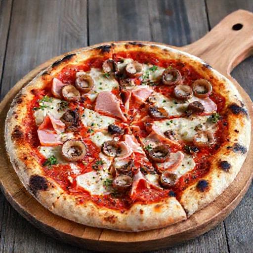 Klasična Pizza sa Šunkom i Gljivama