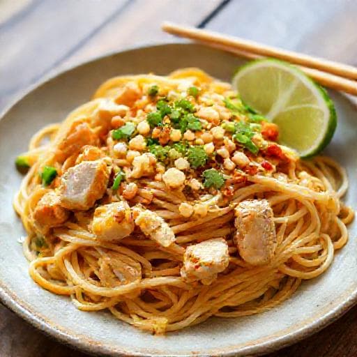Brzi Pad Thai s Piletinom
