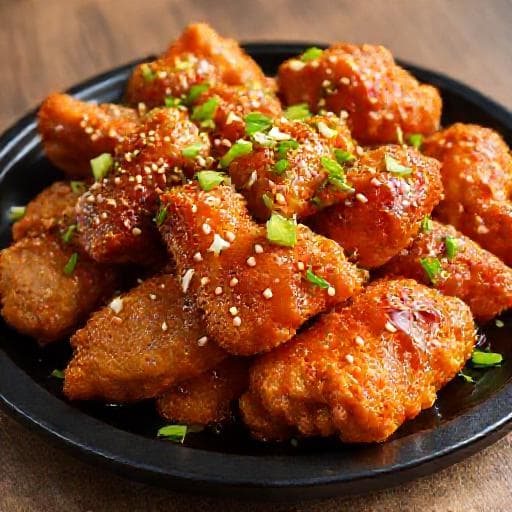 Korejska Pržena Piletina s Medom i Češnjakom (Ganjang Chicken)