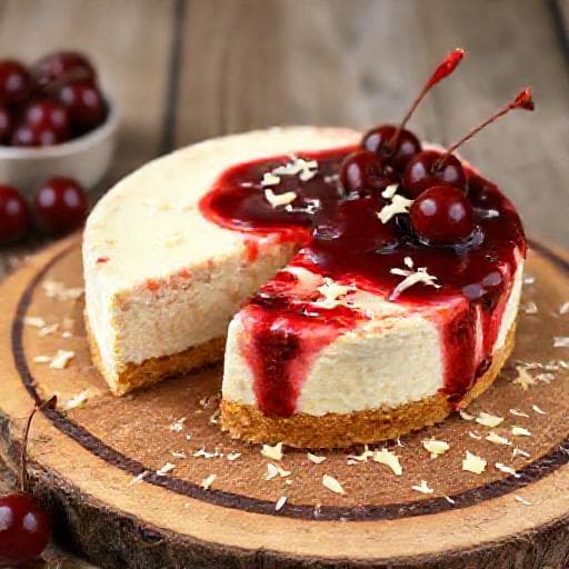 Cheesecake s Višnjama i Bijelom Čokoladom