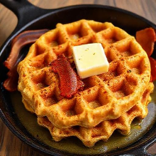 Vafli od Kukuruznog Brašna (Cornbread Waffles)