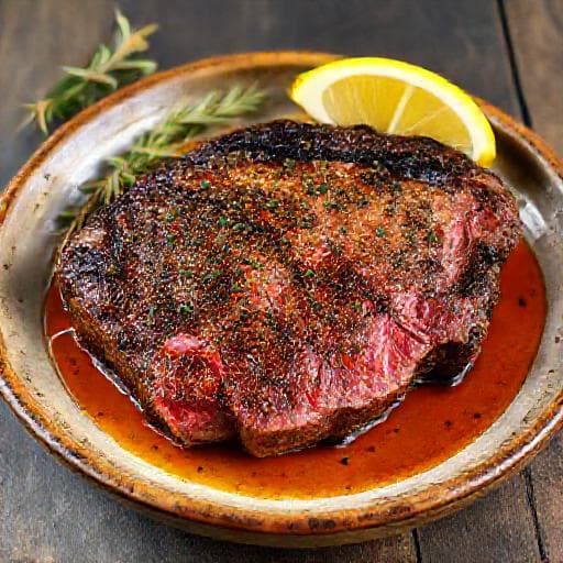 Rib Steak na Tavi s Mediteranskim Začinima
