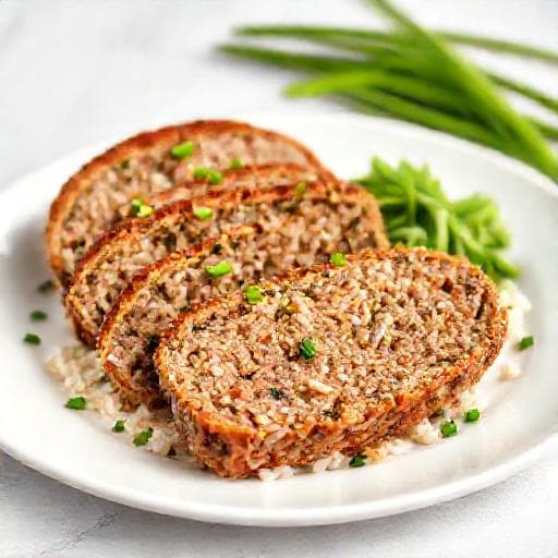 Brza mesna štruca s rižom
