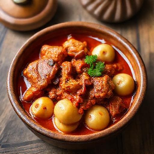 Pileći paprikaš na slavonski način s njokima