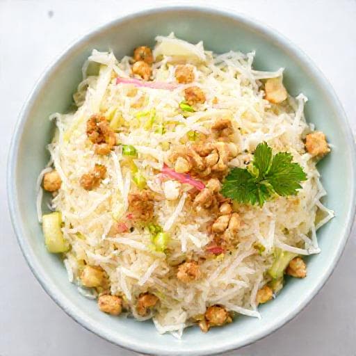 Салат из редьки с яблоком и сметаной