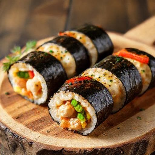 Быстрые запечённые роллы с курицей и сыром