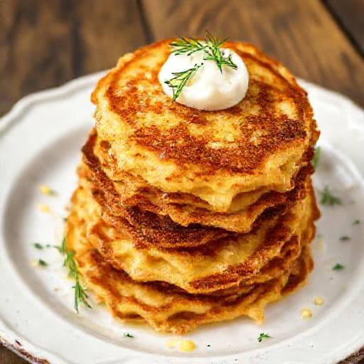 Классические драники с сыром