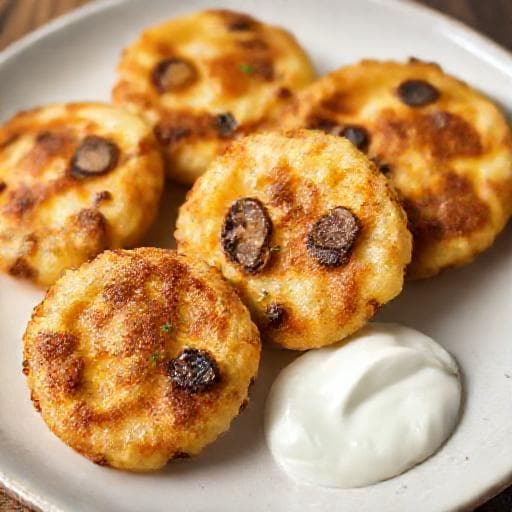 Картофельные зразы с грибами (Быстрый вариант)