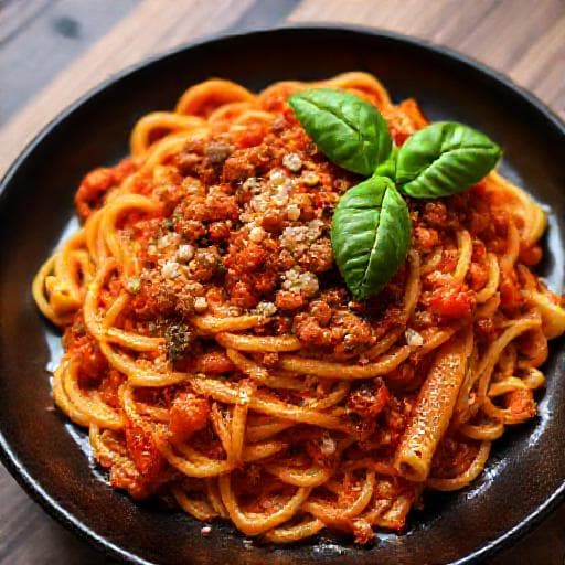 Макароны по-флотски с томатной ноткой