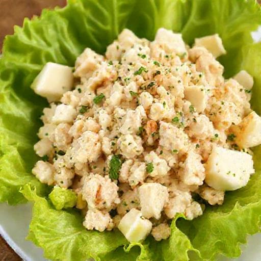 Быстрый салат с тунцом и яйцом