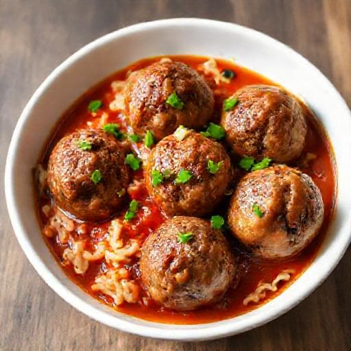 Quick Porcupine Meatballs