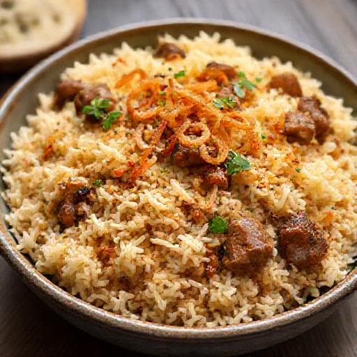 Quick Lamb Biryani (Pressure Cooker)