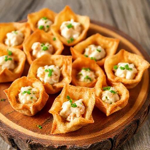 Quick Crab Rangoon Bites