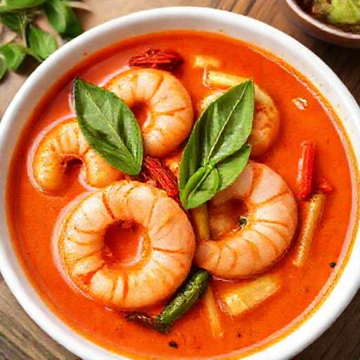 Quick Thai Red Prawn Curry
