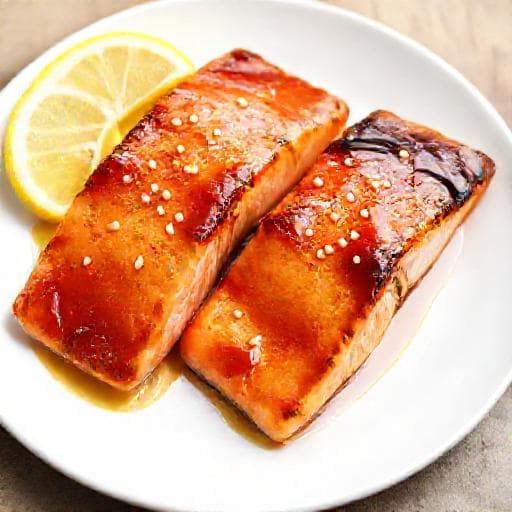Quick Honey Glazed Salmon