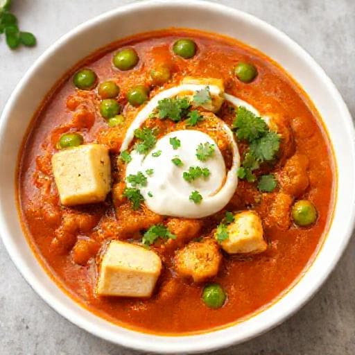 Quick Matar Paneer