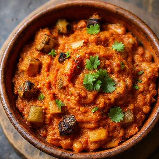 Quick Baingan Bharta (Stovetop)