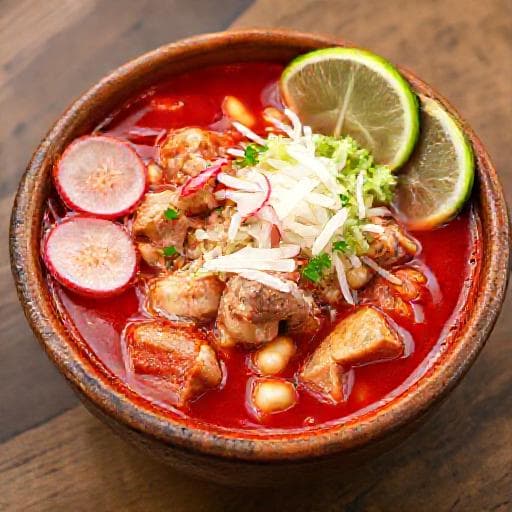 Pozole Rojo de Cerdo