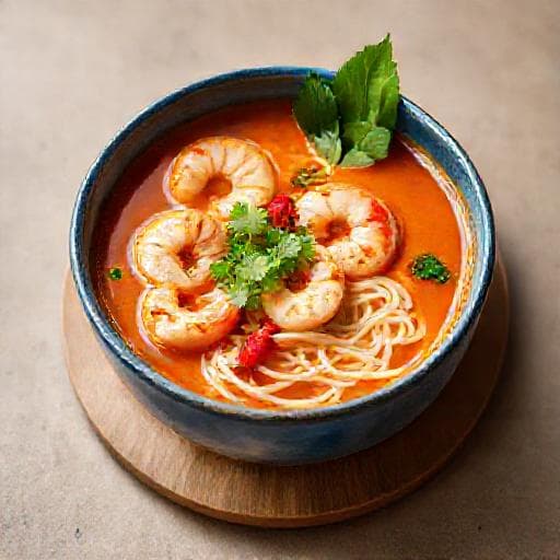 Quick Shrimp Laksa