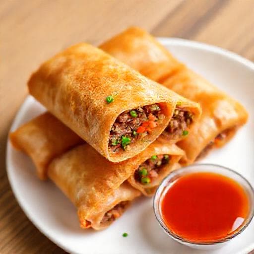 Lumpiang Shanghai (Classic Pork Spring Rolls)
