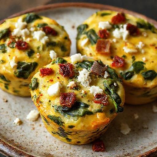 Mediterranean Breakfast Egg Muffins