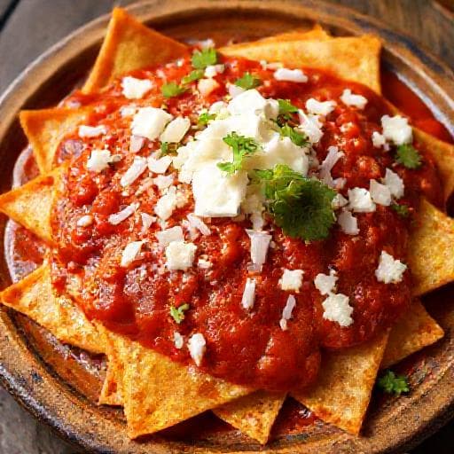 Chilaquiles Rojos Tradicionales