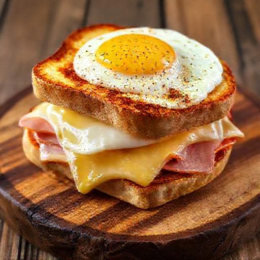 Quick Croque Monsieur with Egg