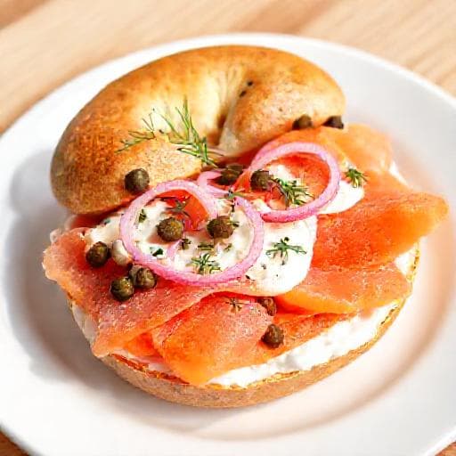 Classic Smoked Salmon Bagel