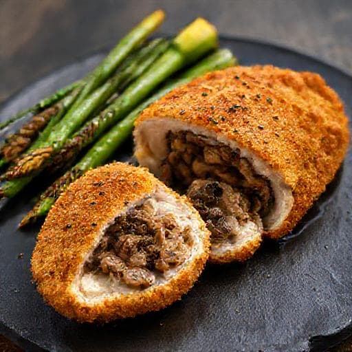 Chicken Kiev with Mushroom Duxelles