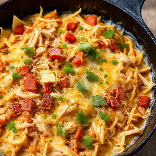 Quick King Ranch Chicken Skillet