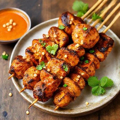 Spicy Thai-Inspired Chicken Satay