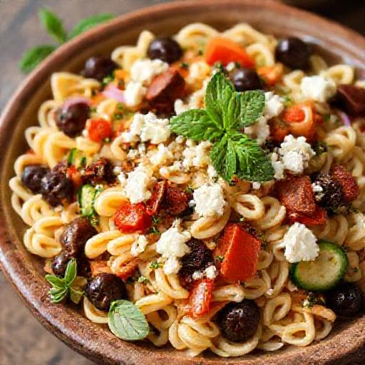 Mediterranean Ditalini Salad