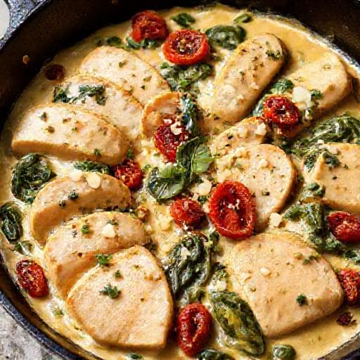 Quick Tuscan Chicken Skillet