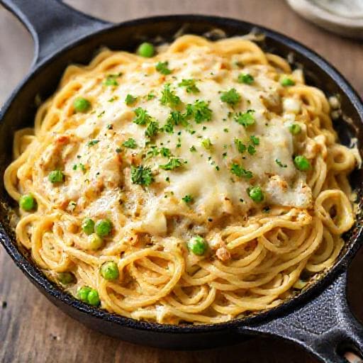 Quick Skillet Chicken Tetrazzini