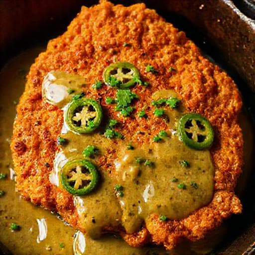 Texas-Style Chicken Fried Steak with Jalapeño Gravy