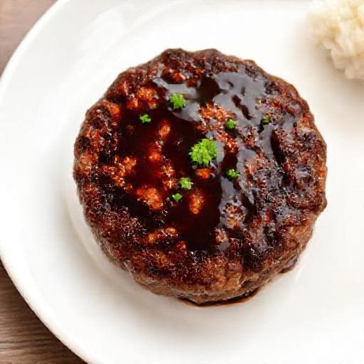 Japanese Hamburger Steak (Hambagu)