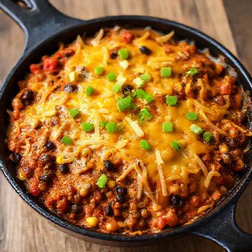 Quick & Easy Skillet Taco Casserole