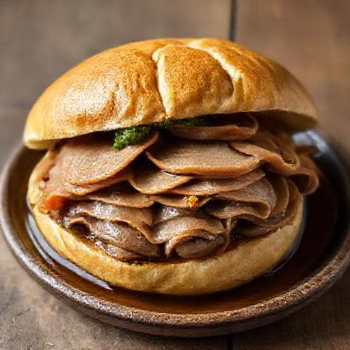 Panino con Lampredotto Tradizionale