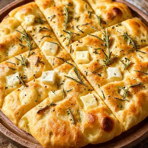 Focaccia di Patate e Rosmarino con Formaggio