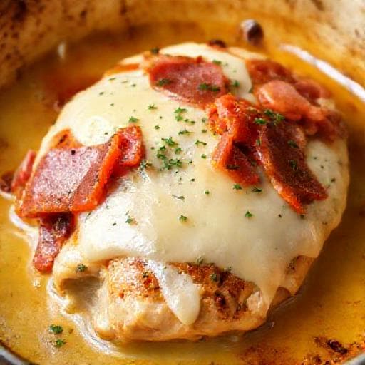 Pollo alla valdostana gratinato al forno