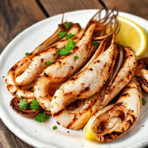 Calamari alla Griglia Tradizionali