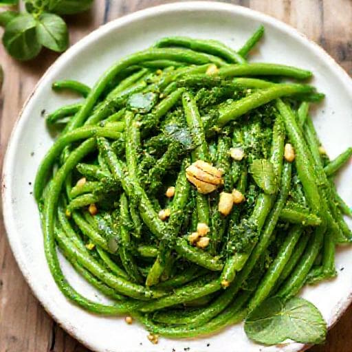 Fagiolini al Pesto Tradizionali