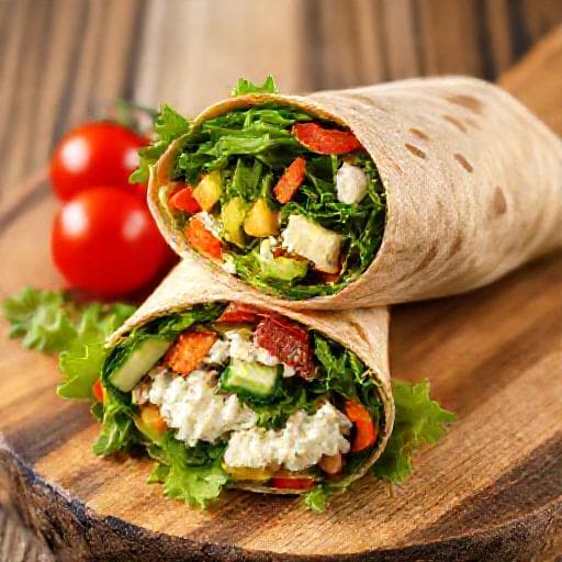 Wrap Classico ai Fiocchi di Latte e Verdure