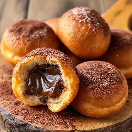 Bomboloni alla Crema e Cioccolato (Toscani)