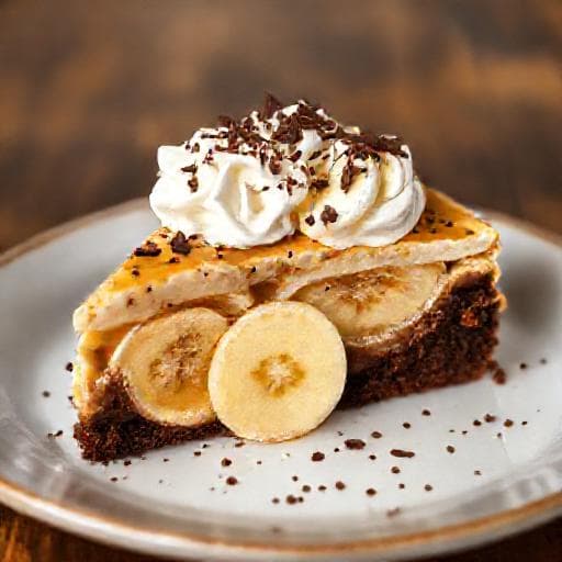 Banoffee Pie con Base di Brownie