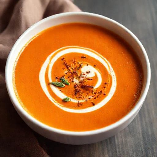 Brza krem juha od pečenih paprika (iz staklenke)