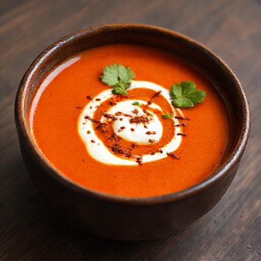 Krem juha od pečenih paprika s dimljenom paprikom i čilijem