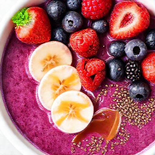 Klasična smoothie zdjelica s bobičastim voćem