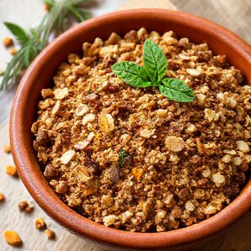 Mediteranska granola s bademima i narančom